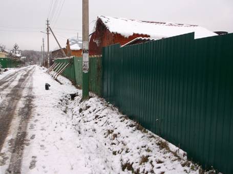 Забор садового участка в СНТ: снимок 16